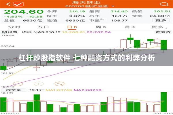 杠杆炒股指软件 七种融资方式的利弊分析