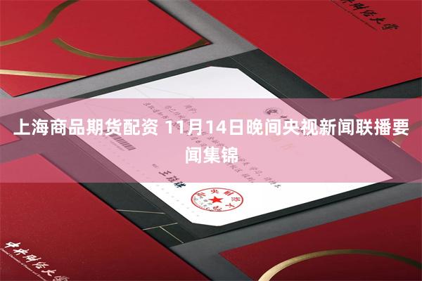 上海商品期货配资 11月14日晚间央视新闻联播要闻集锦