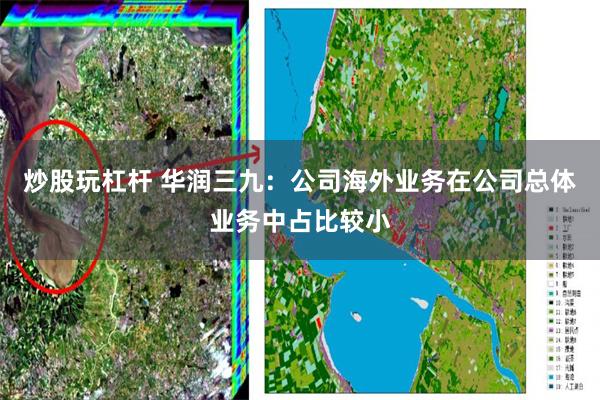 炒股玩杠杆 华润三九：公司海外业务在公司总体业务中占比较小