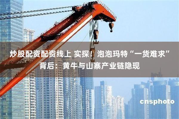 炒股配资配资线上 实探！泡泡玛特“一货难求”背后：黄牛与山寨产业链隐现